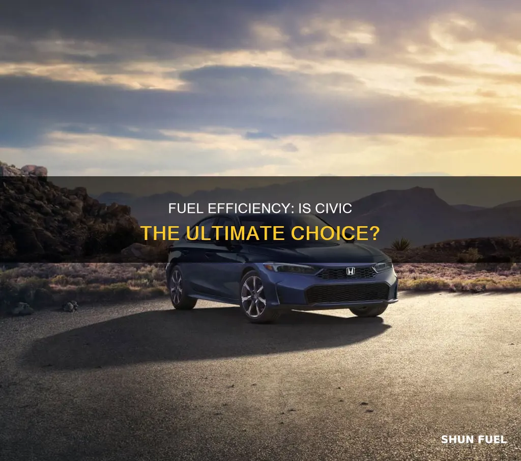 is civic the most fuel efficient car
