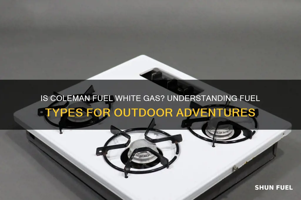 is coleman fuel white gas