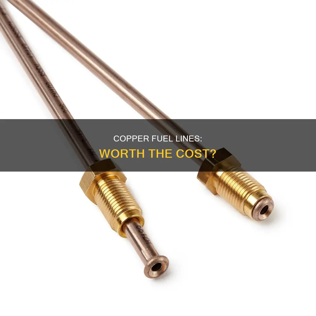 is copper good for fuel lines