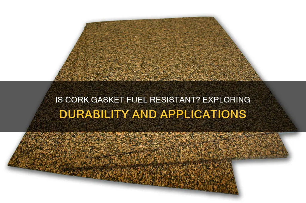 is cork gasket fuel resistant