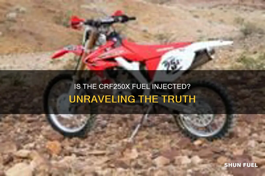 is crf250x fuel injected
