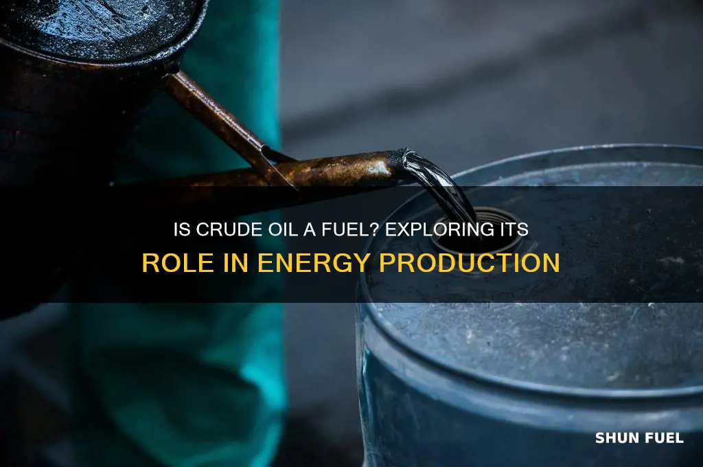 is crude oil a fuel