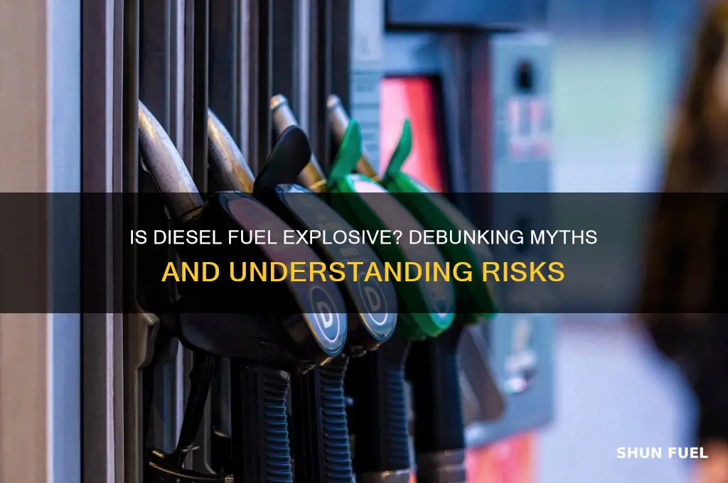 is deisel fuel explosive
