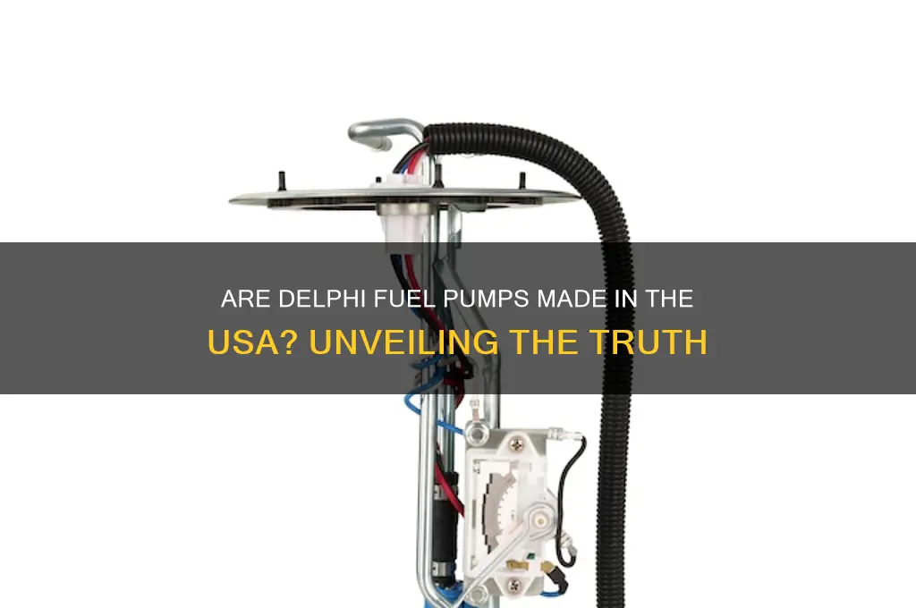 is delphi fuel pumps us made