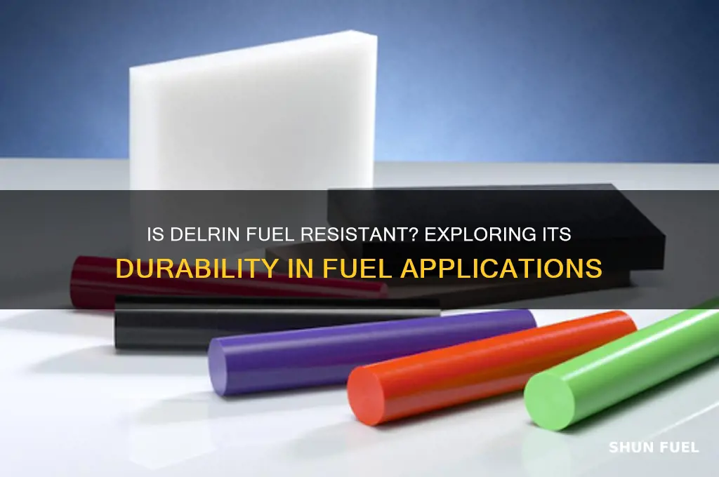 is delrin fuel resistant