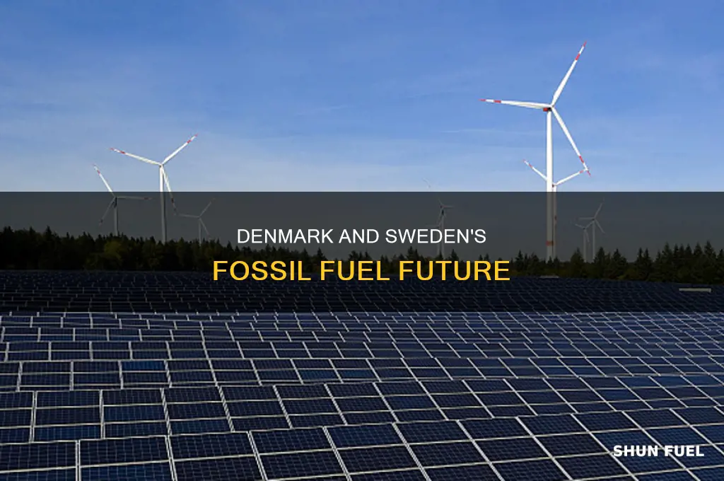 is denmark sweden using fossil fuel