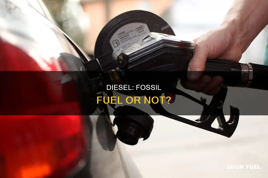 is diesel a fossil fuel