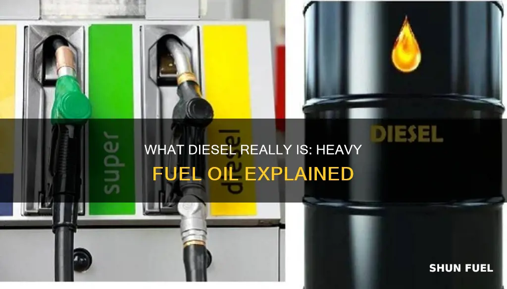 is diesel a heavy fuel oil