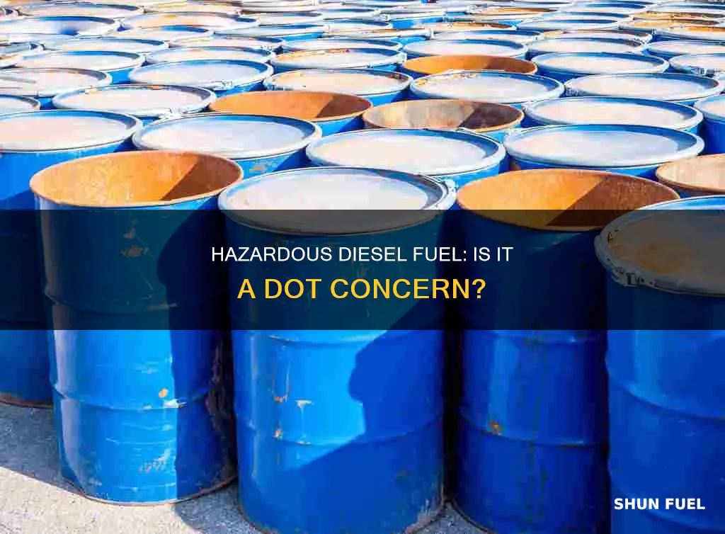 is diesel fuel a dot hazardous material