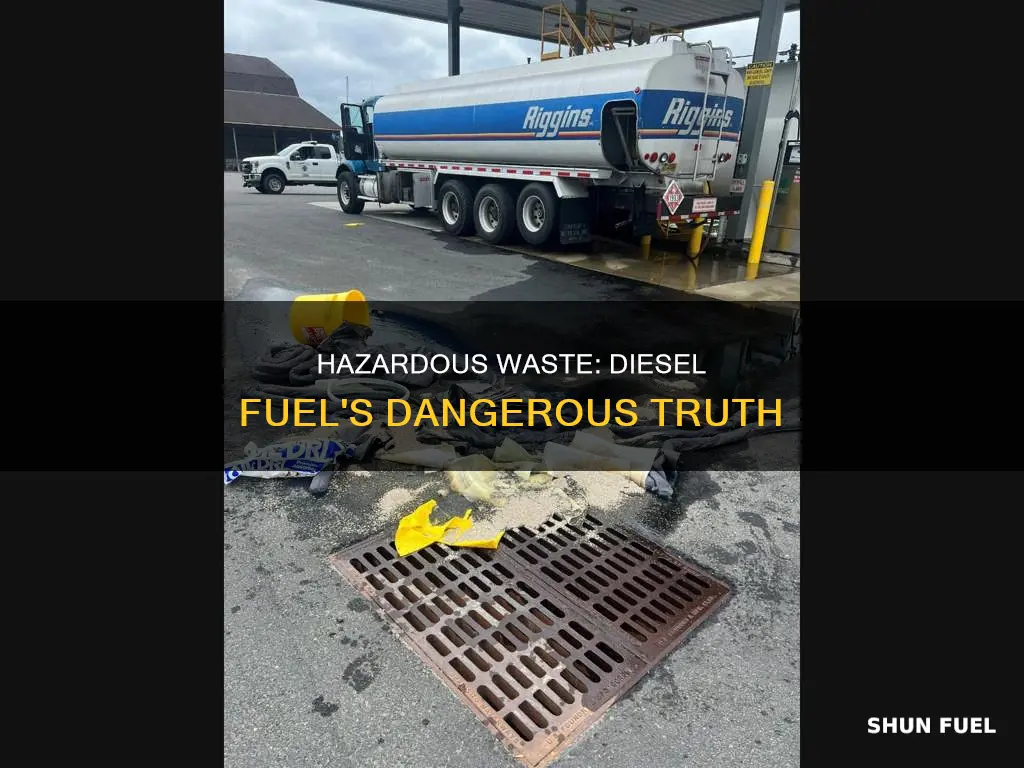 is diesel fuel a hazardous waste