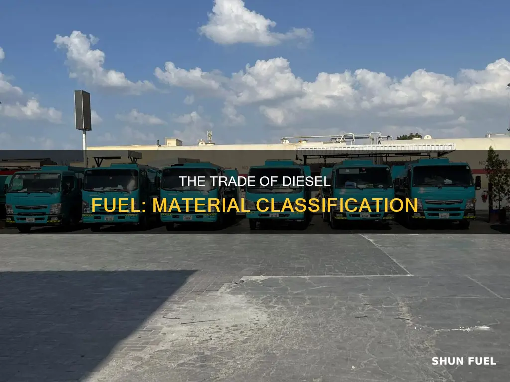 is diesel fuel a material of trade