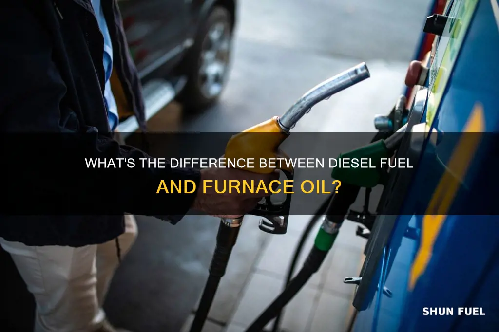 is diesel fuel and furnace oil the same