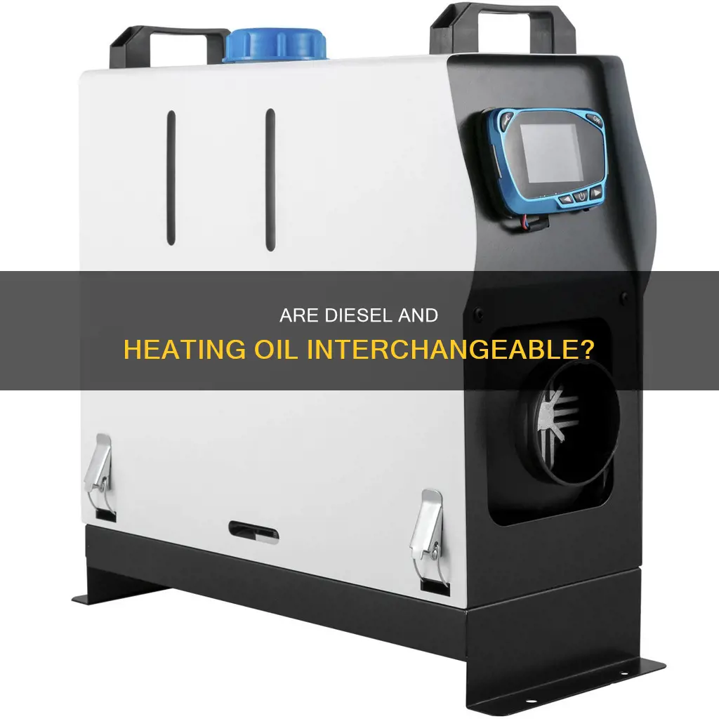 is diesel fuel and home heating oil number two identical