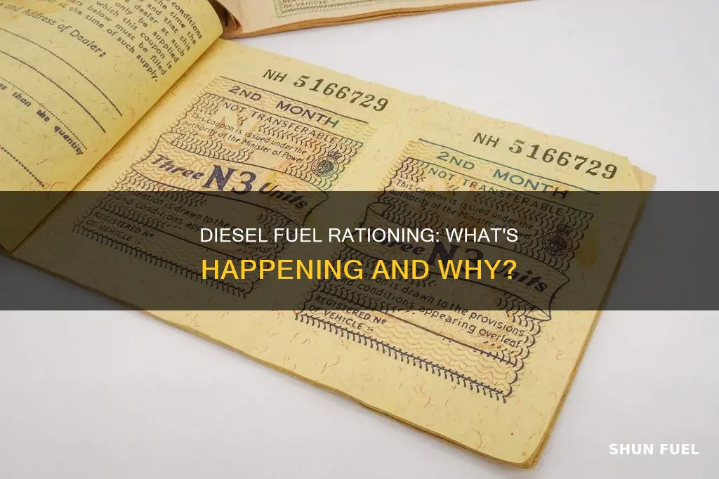 is diesel fuel being rationed