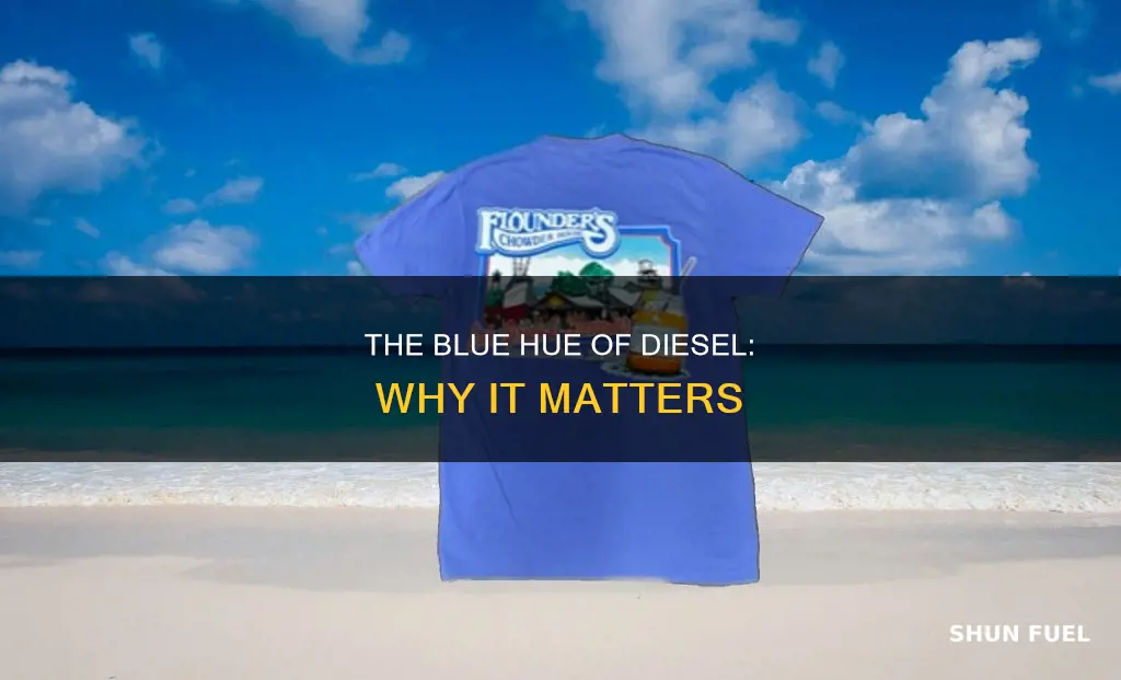 is diesel fuel blue