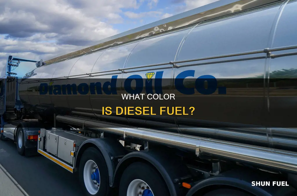 is diesel fuel clear in color