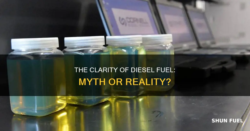 is diesel fuel clear