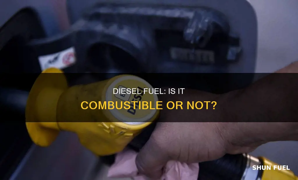 is diesel fuel combustible