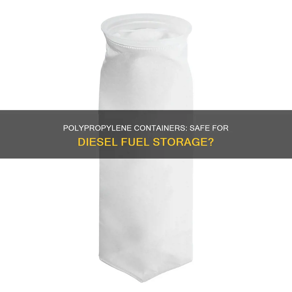 is diesel fuel compatible with polypropylene container