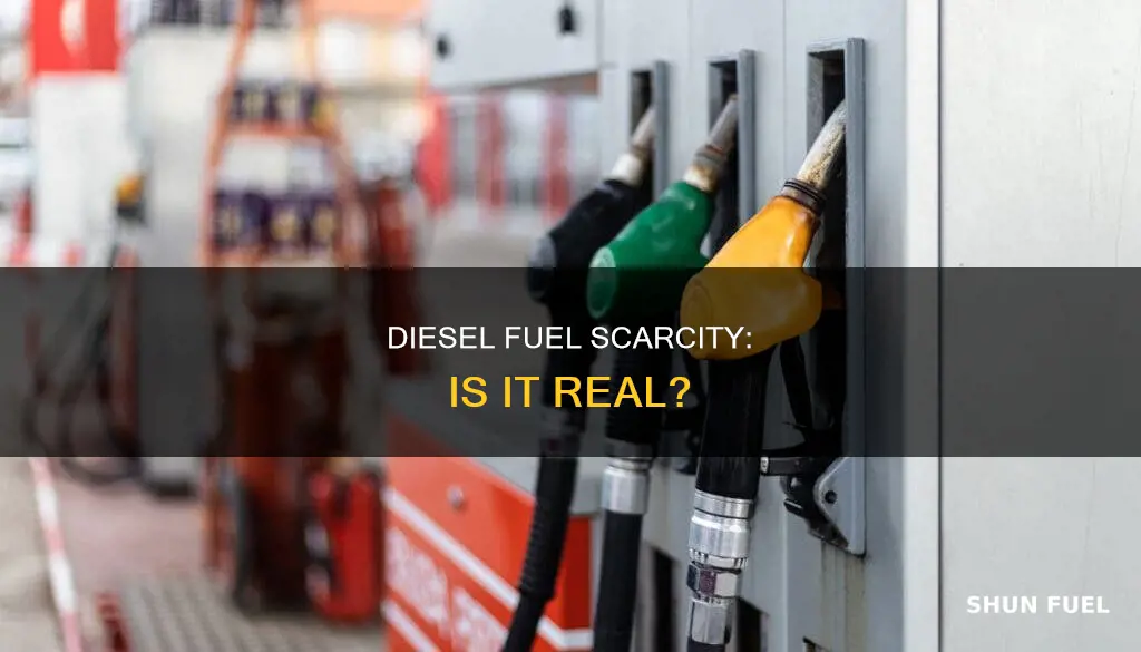 is diesel fuel getting scarce