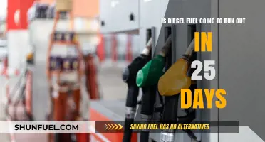 Diesel Fuel: Running on Empty in Less Than a Month