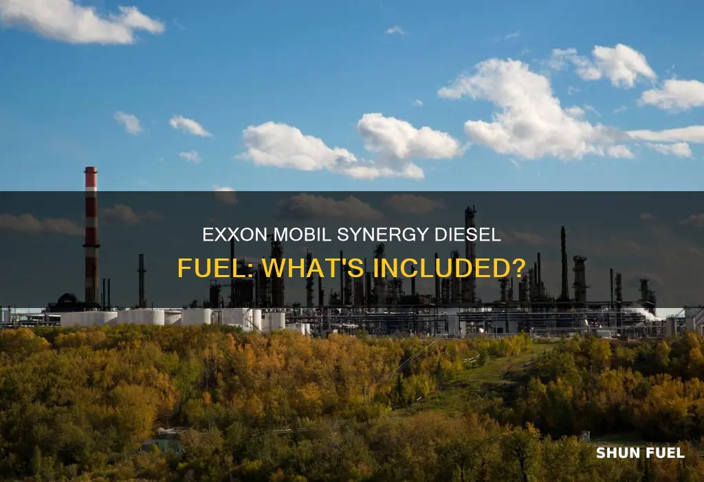 is diesel fuel included in exxon mobil synergy fuels