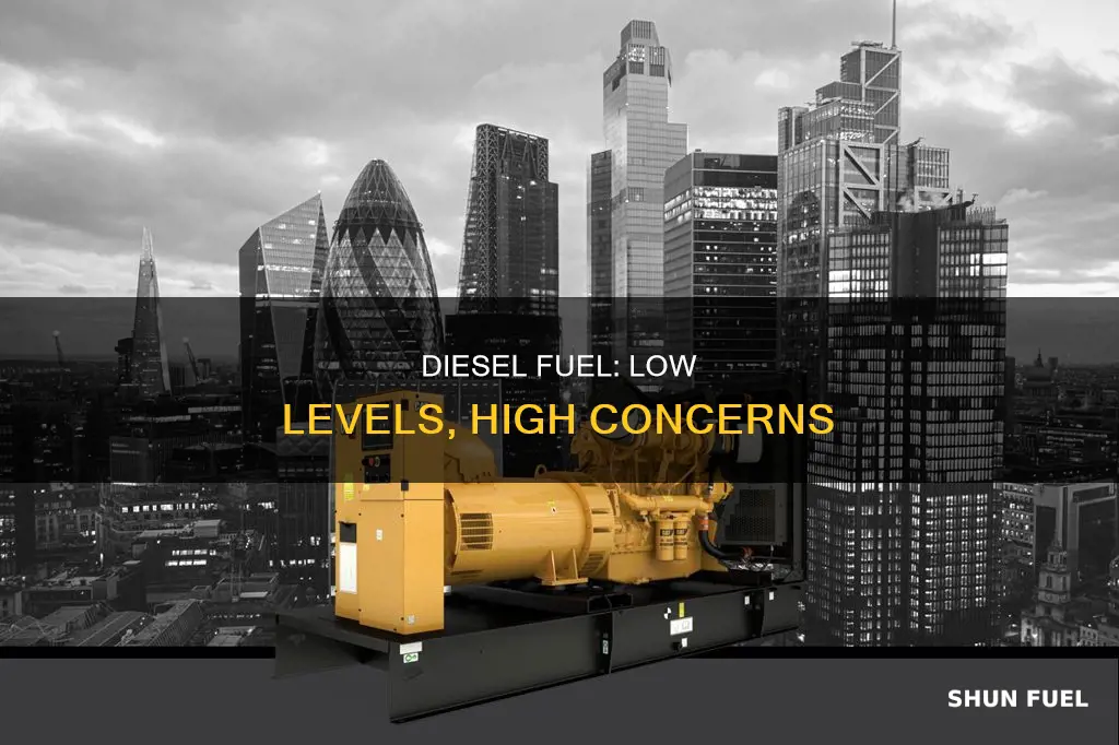 is diesel fuel low