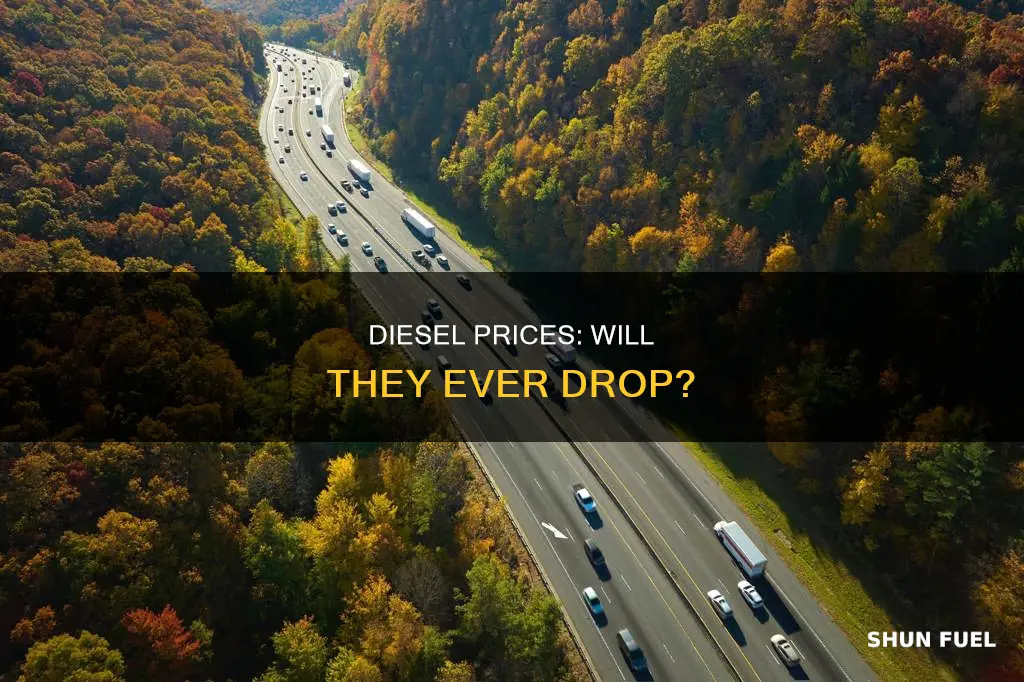 is diesel fuel prices coming down