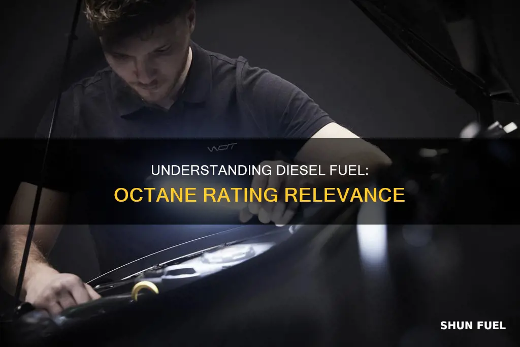 is diesel fuel rated by octane number
