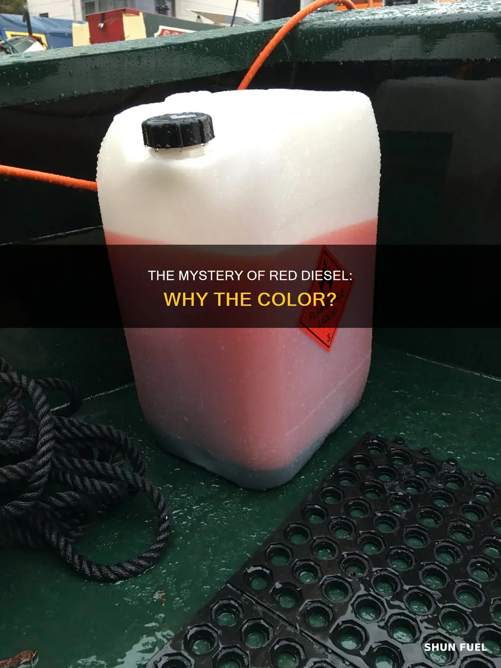 is diesel fuel red