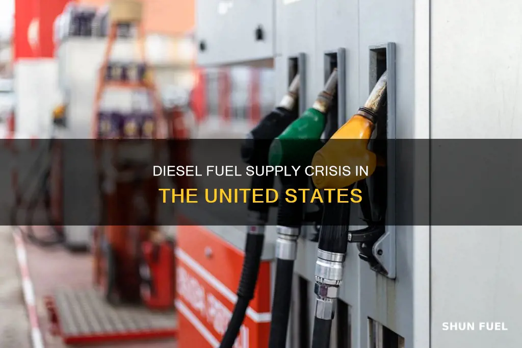 is diesel fuel running out in the united states