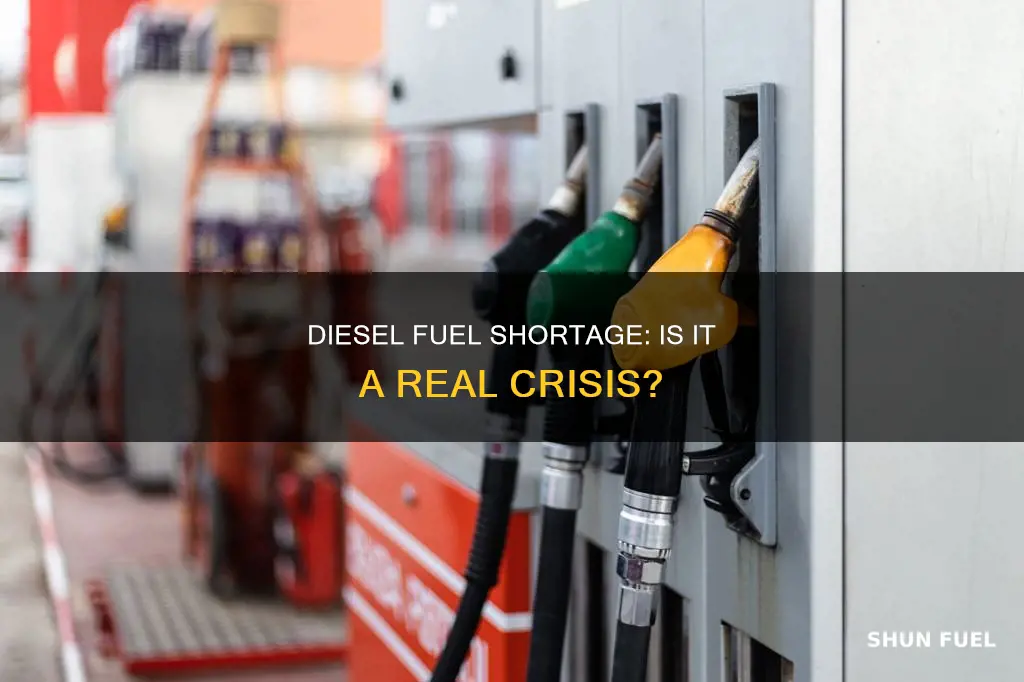 is diesel fuel shortage real
