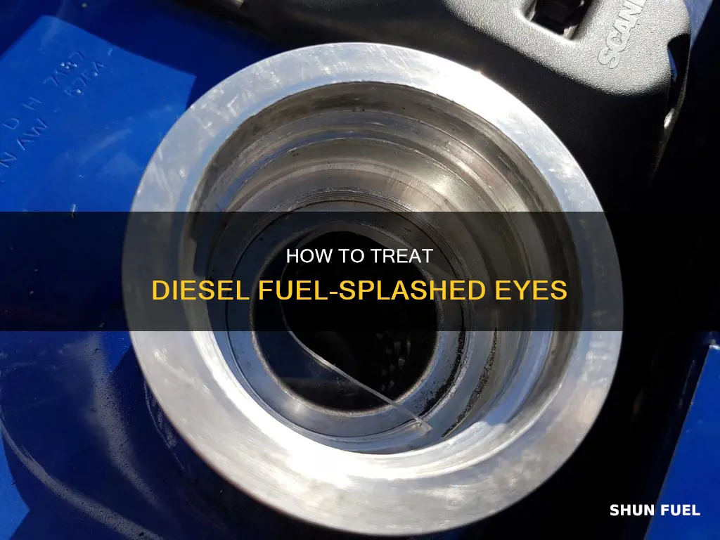 is diesel fuel splashed in eyes