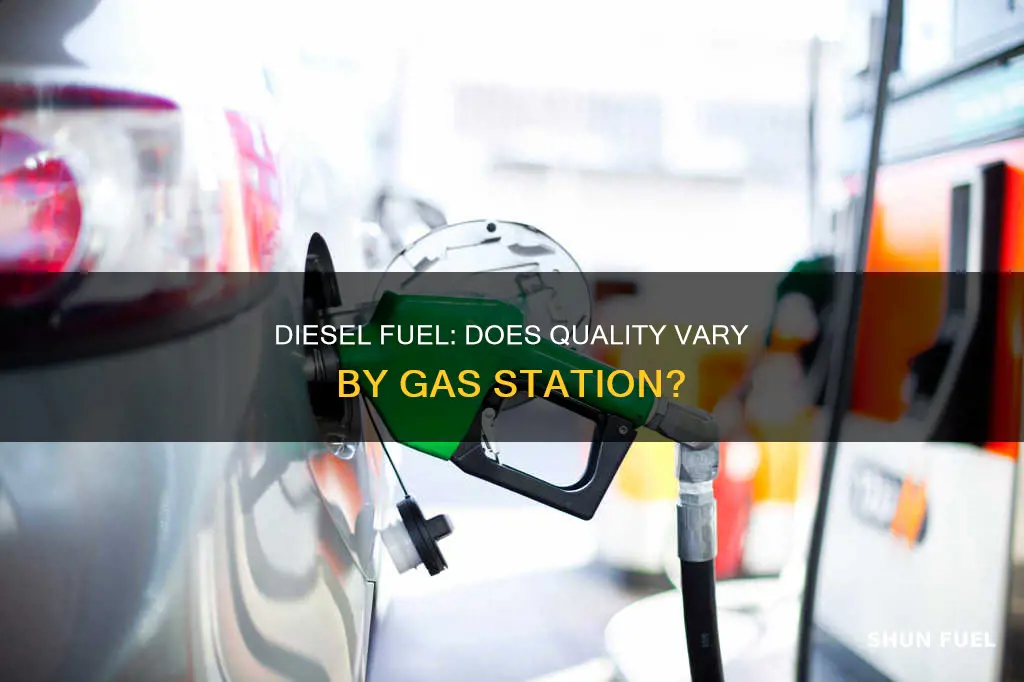 is diesel fuel the same at all gas stations