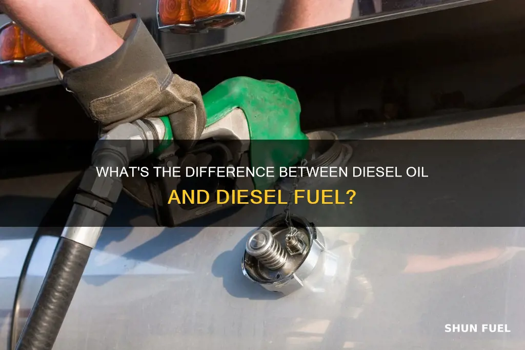 is diesel oil the same as diseal fuel