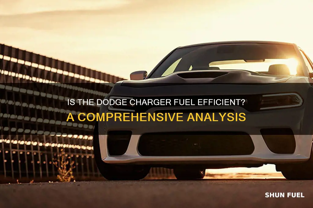 is dodge charger fuel efficient