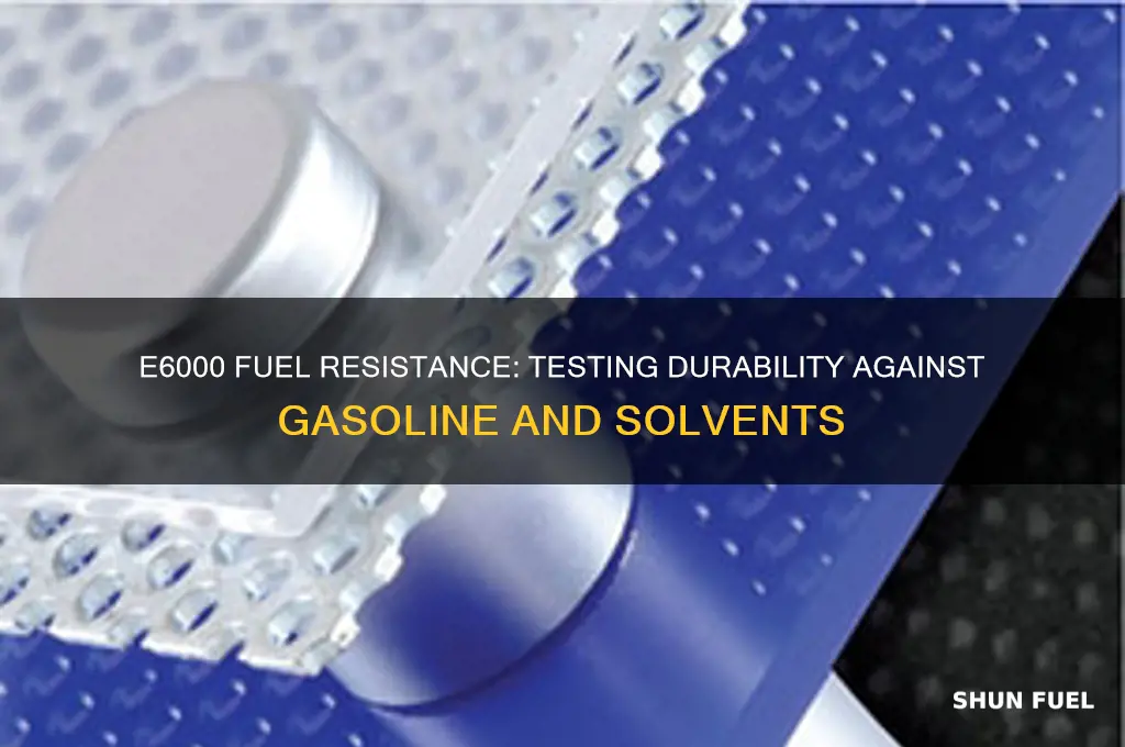 is e6000 fuel resistant