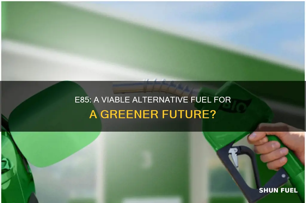 is e85 an alternative fuel