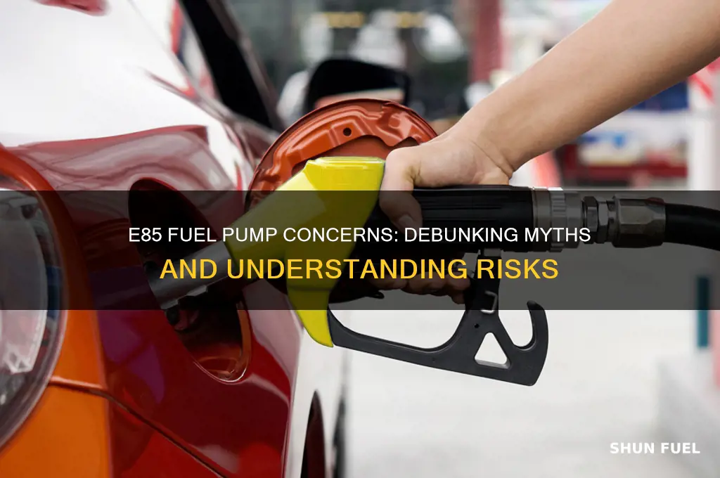 is e85 bad for fuel pump