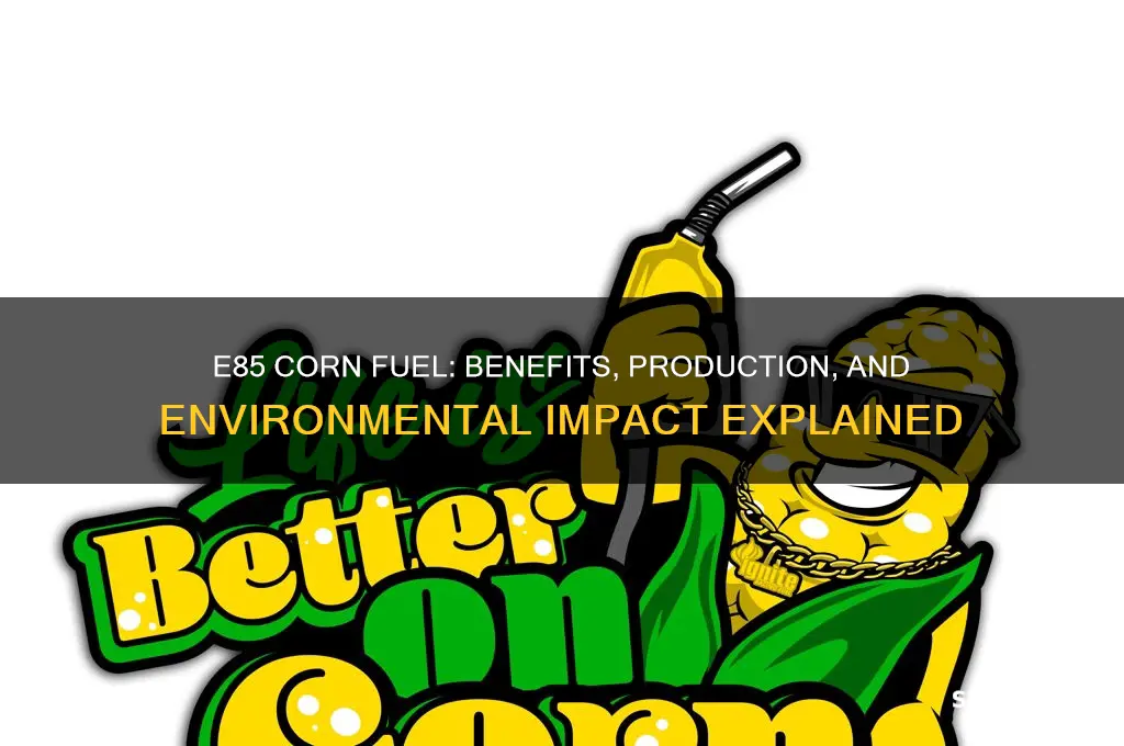 is e85 corn fuel