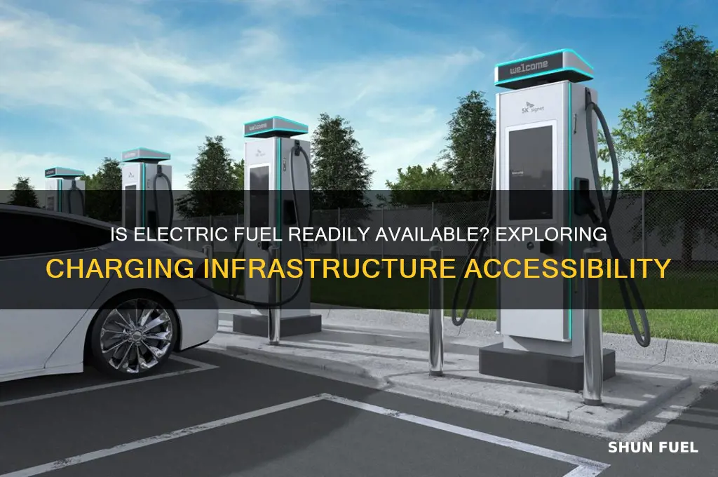 is electric fuel redily availible