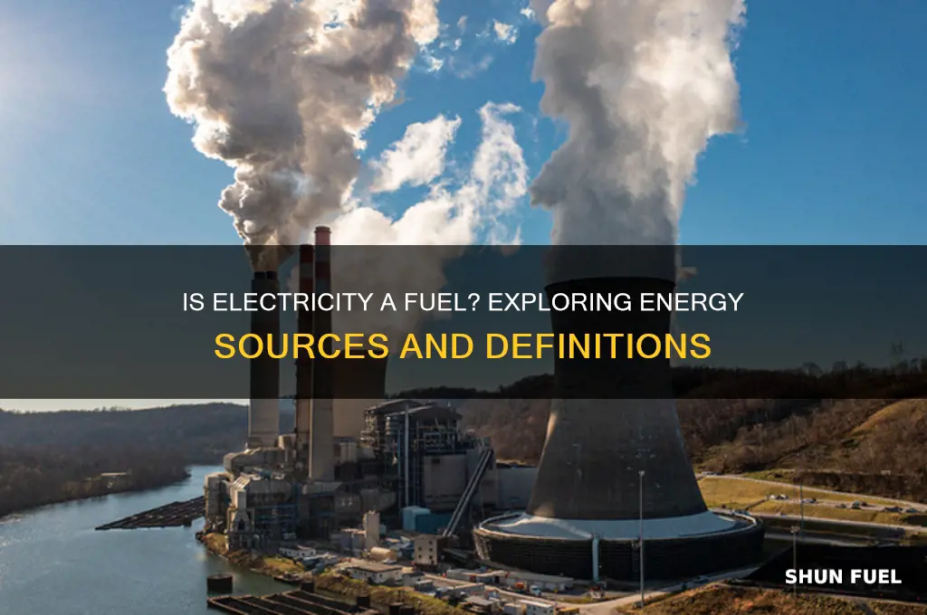 is electricity a fuel
