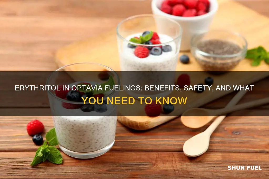 is erythritol in optavia fuelings