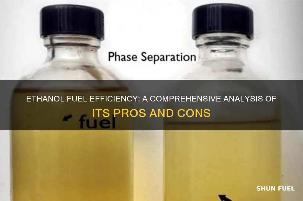 is ethanol an efficient fuel