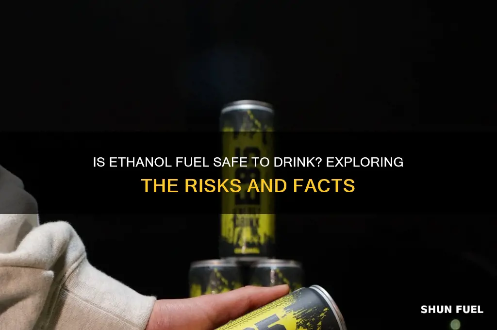 is ethanol fuel drinkable