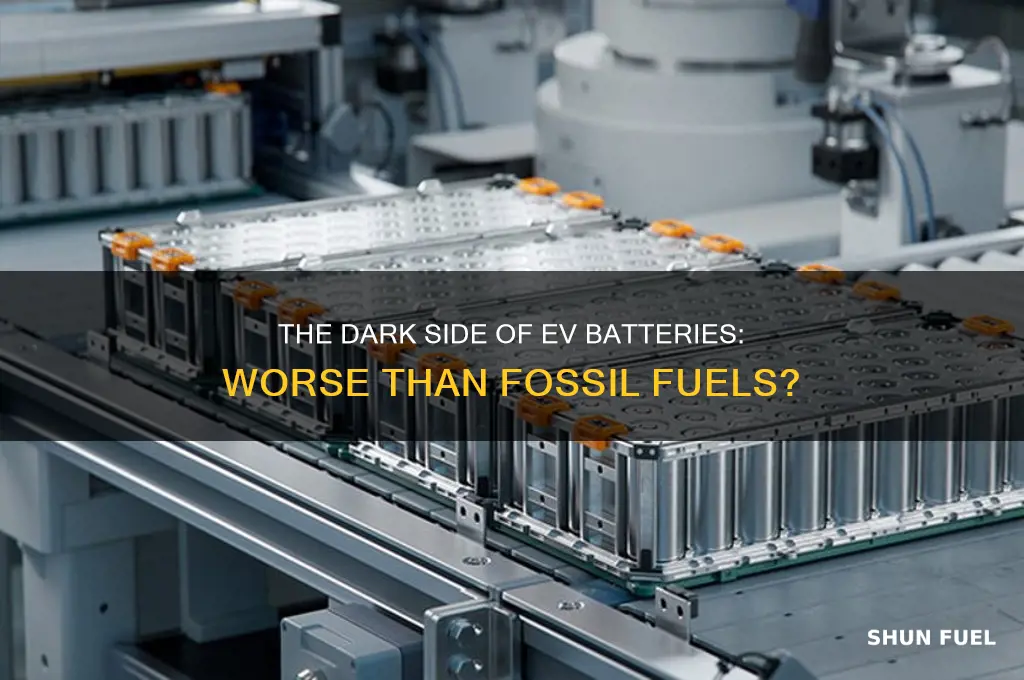 is ev battery production worse than fossil fuel