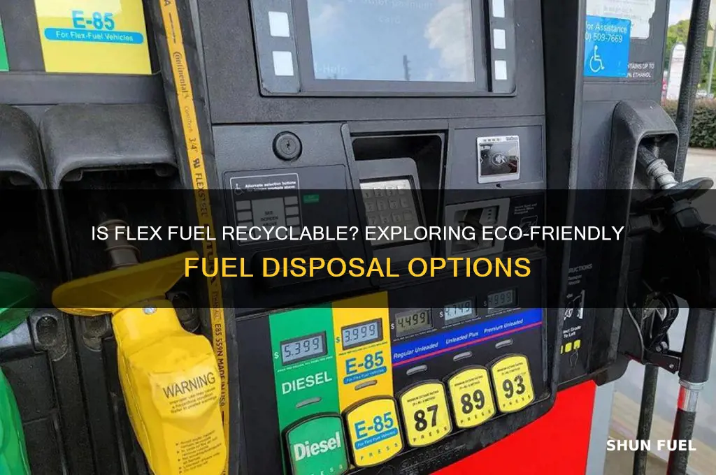 is flex fuel recyclable