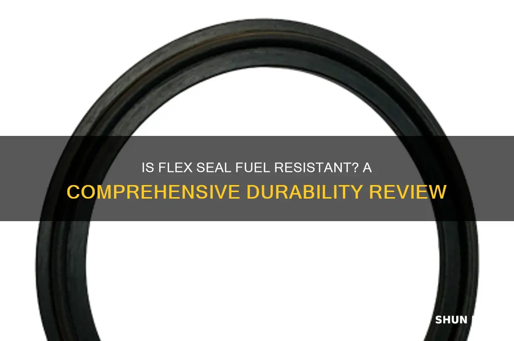 is flex seal fuel resistant