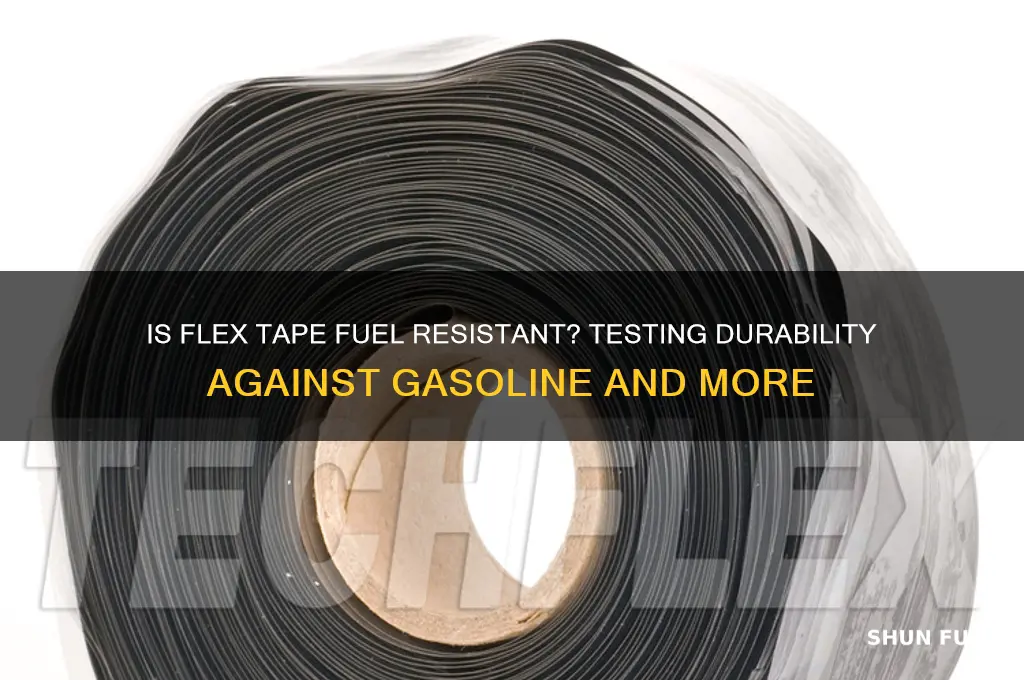 is flex tape fuel resistant
