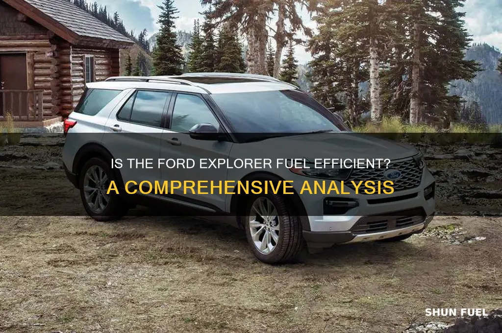 is ford explorer fuel efficient